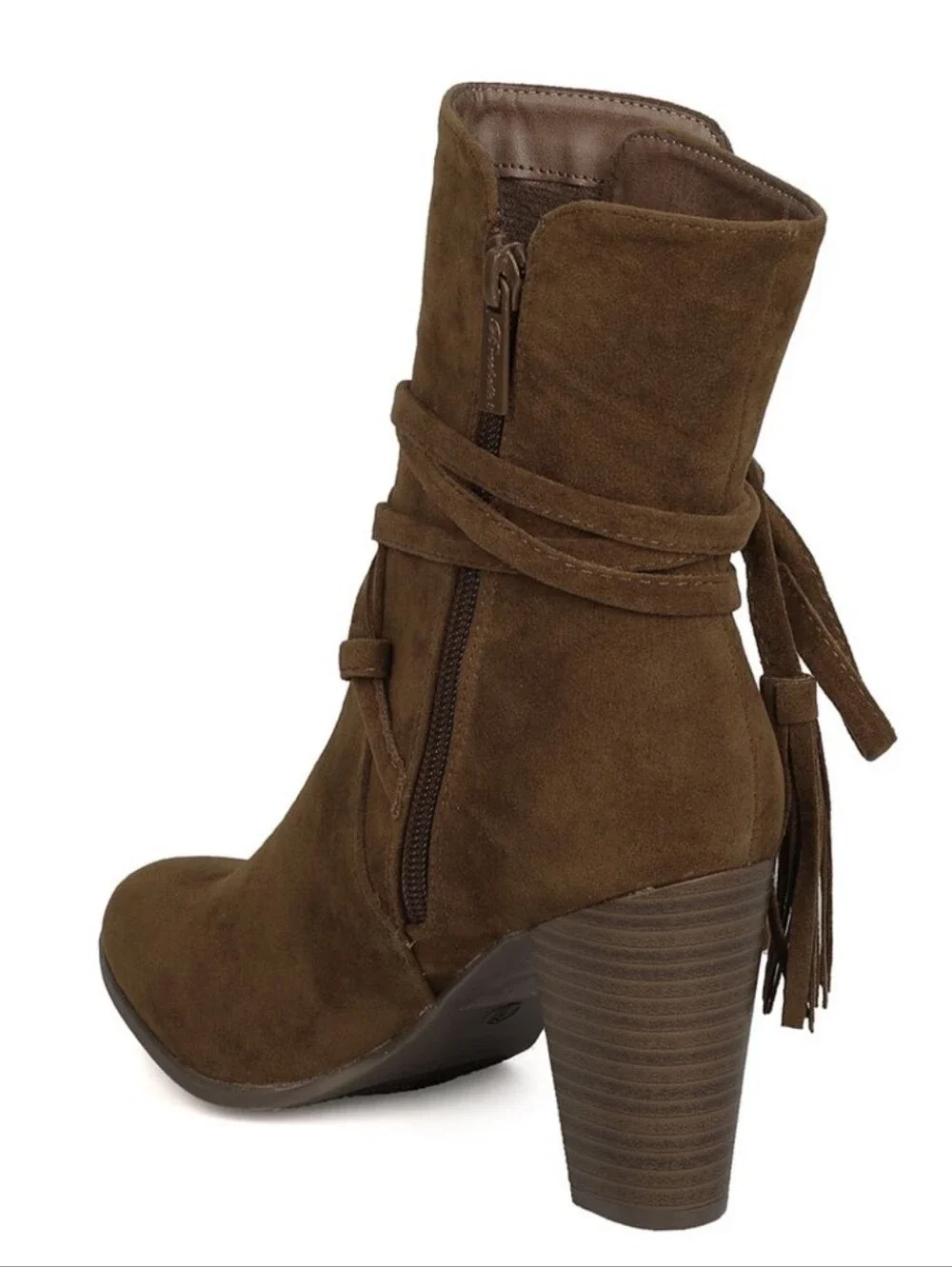 Breckelles | Hilary Faux Suede Booties